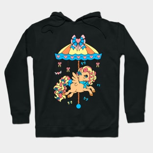 Carousel Merry Go Round Pony Horse Hoodie